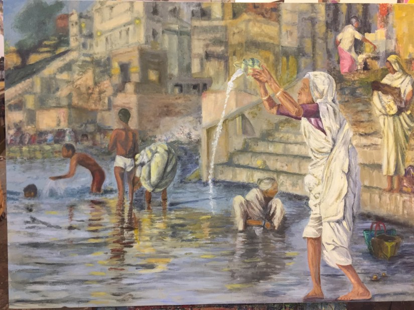 Sun worshipper - 38x28in